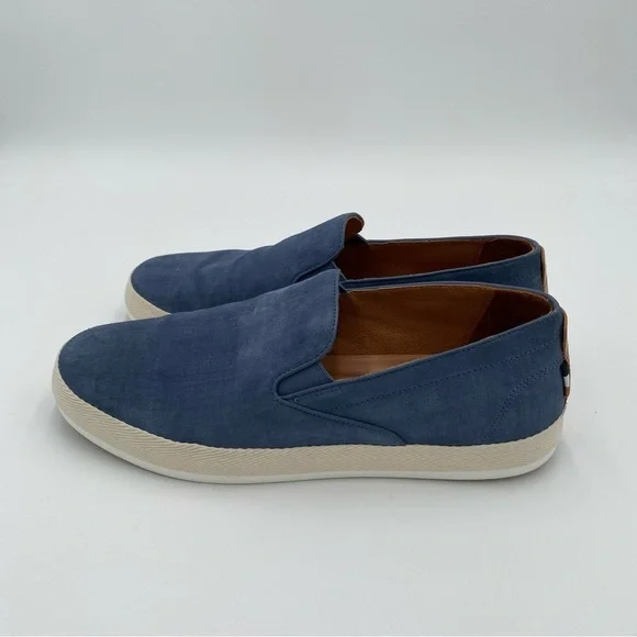 Allen Edmonds Holden Beach‎ Men's Casual Slip On Flats Shoes Blue Size 10.5